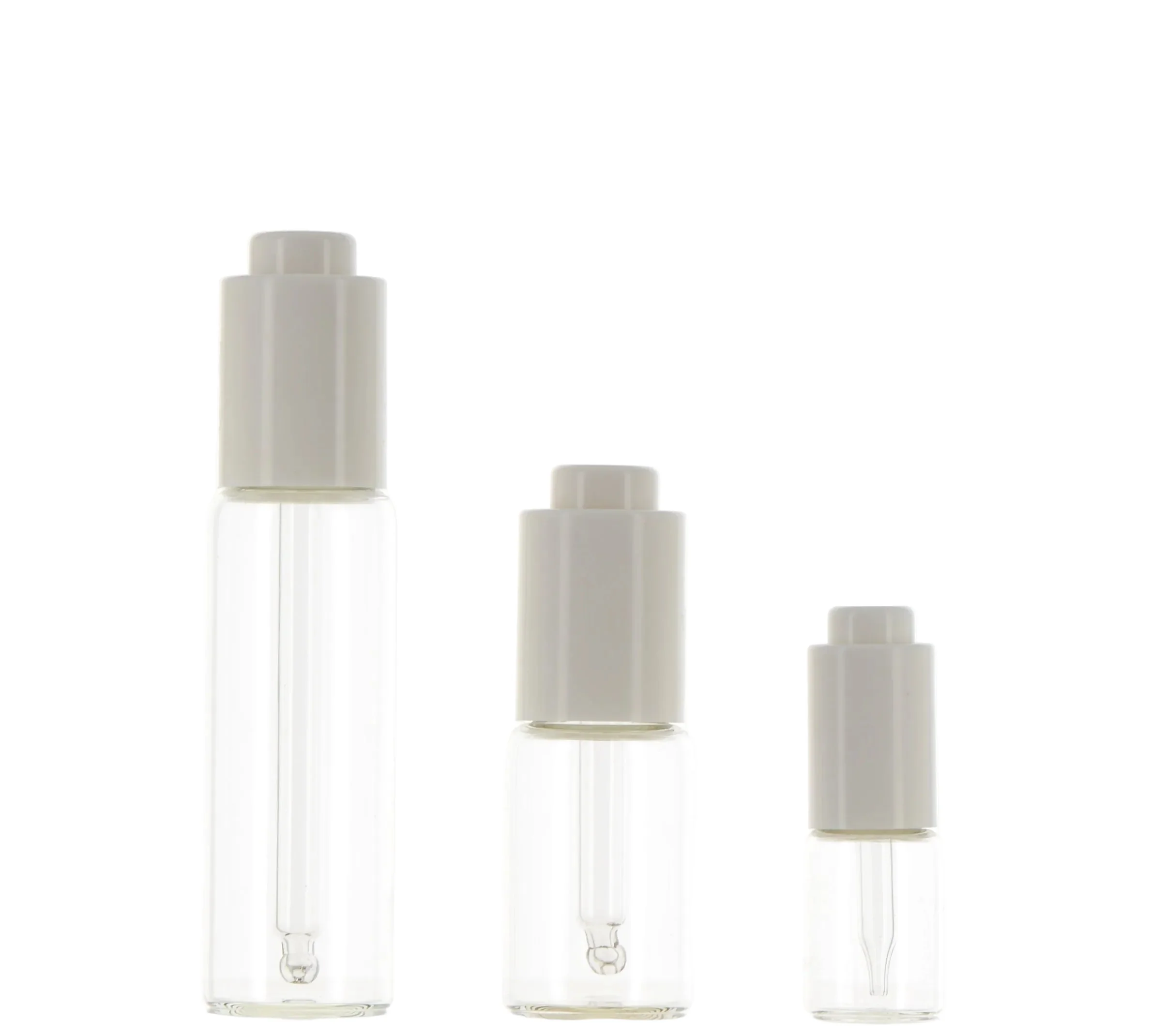 PP/Glass, Round Dropper Bottle