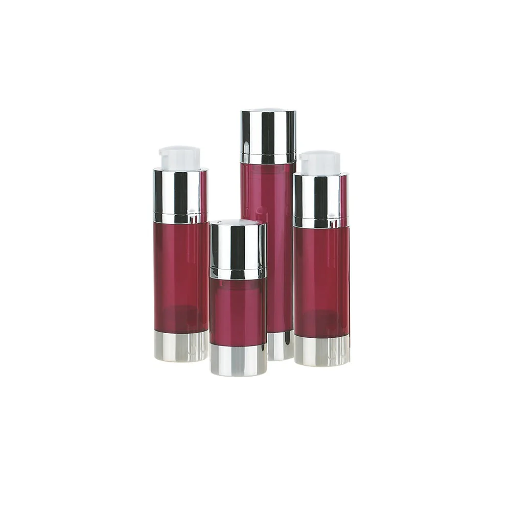 PP/ABS/AS, 360° Glow: Round Airless Treatment Pump Bottle, Twist Lock - Image 2
