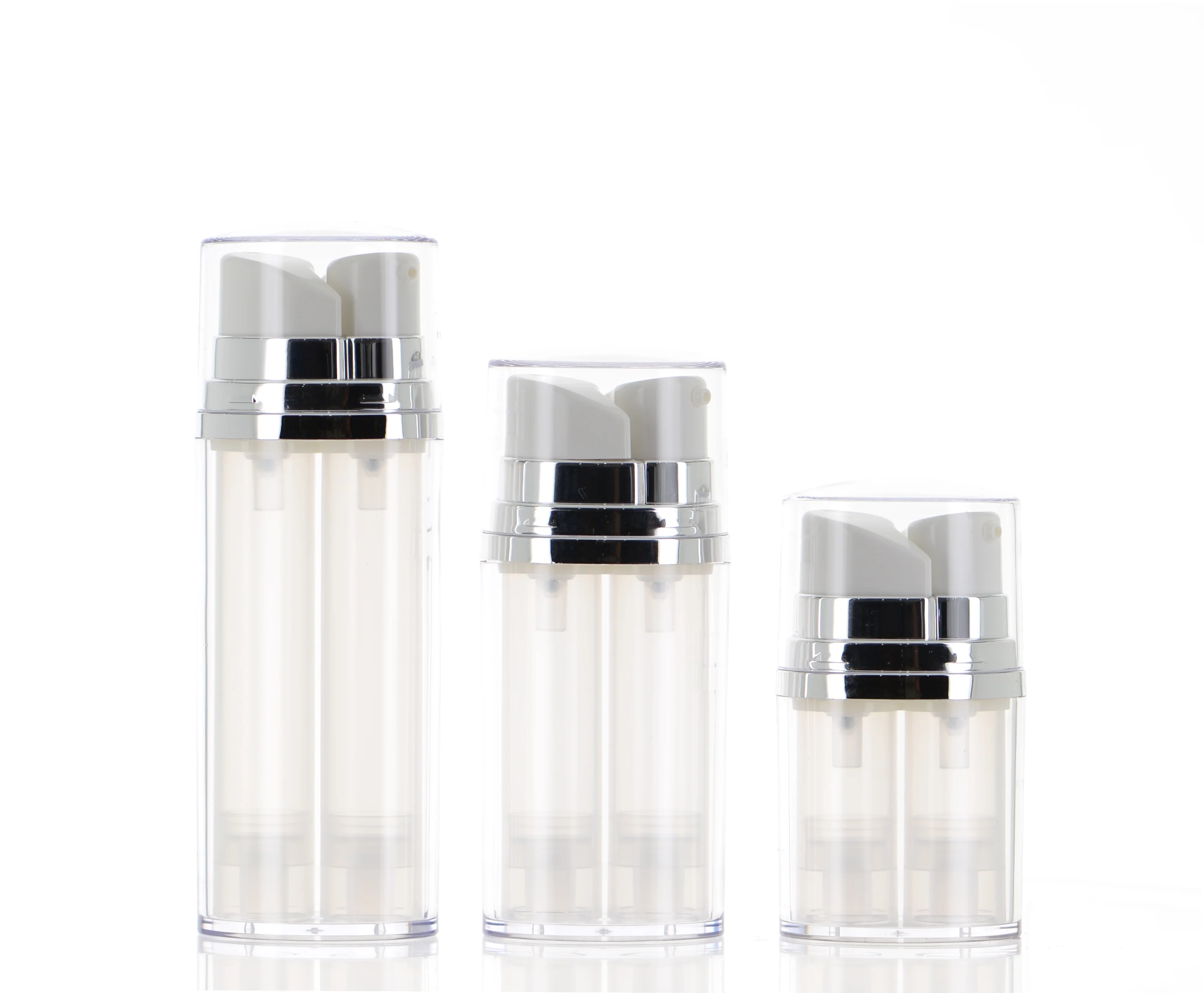 SAN/PP, Duo Stream Precision Airless Treatment Pump Bottle
