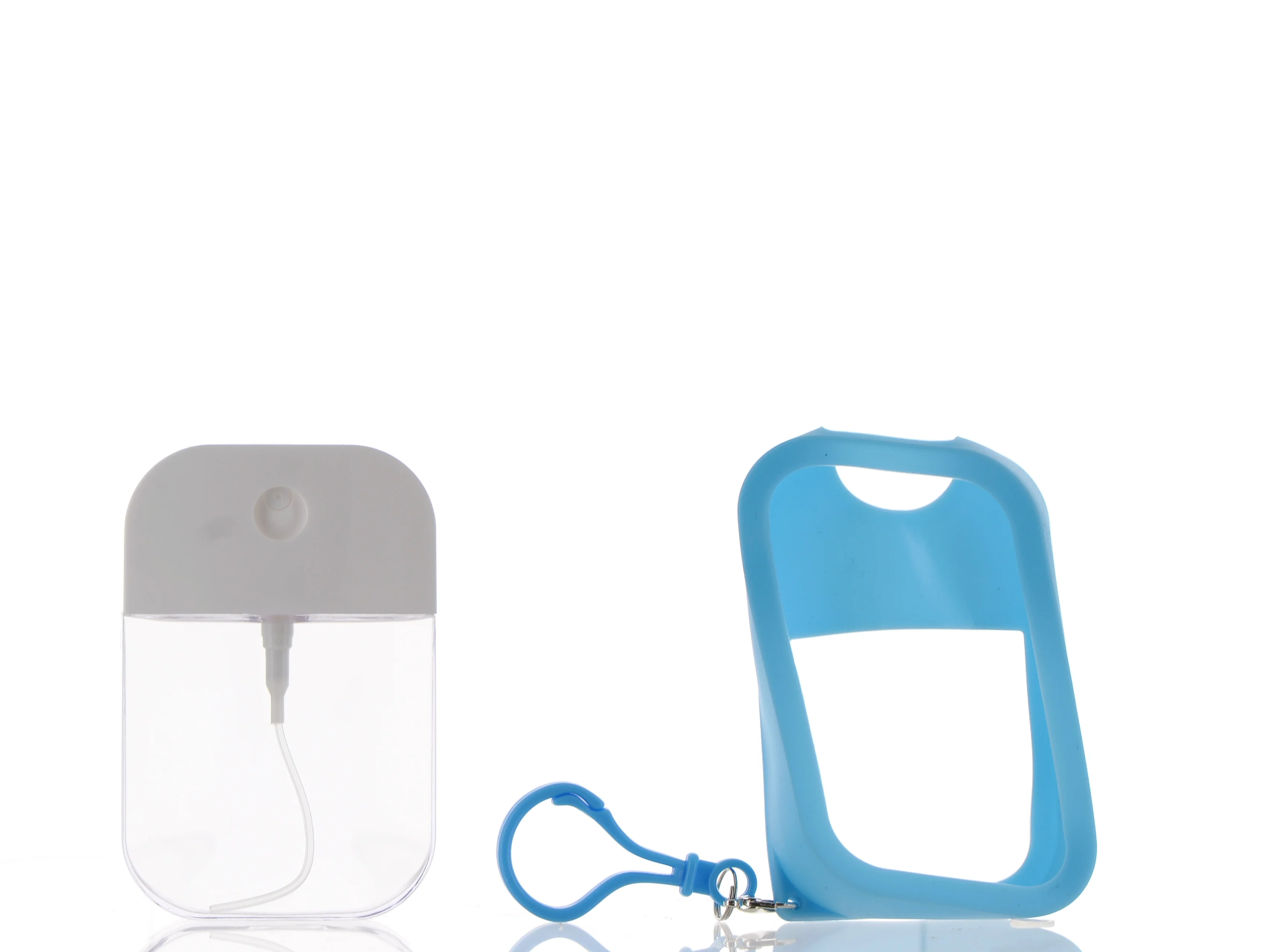 Travel Pocket Spray Bottle with Silicone Keychain Case - Image 3