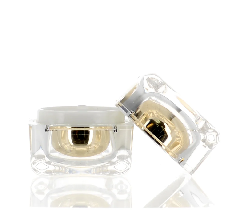 PMMA/PP/ABS, Square Crystal Jar - Image 2