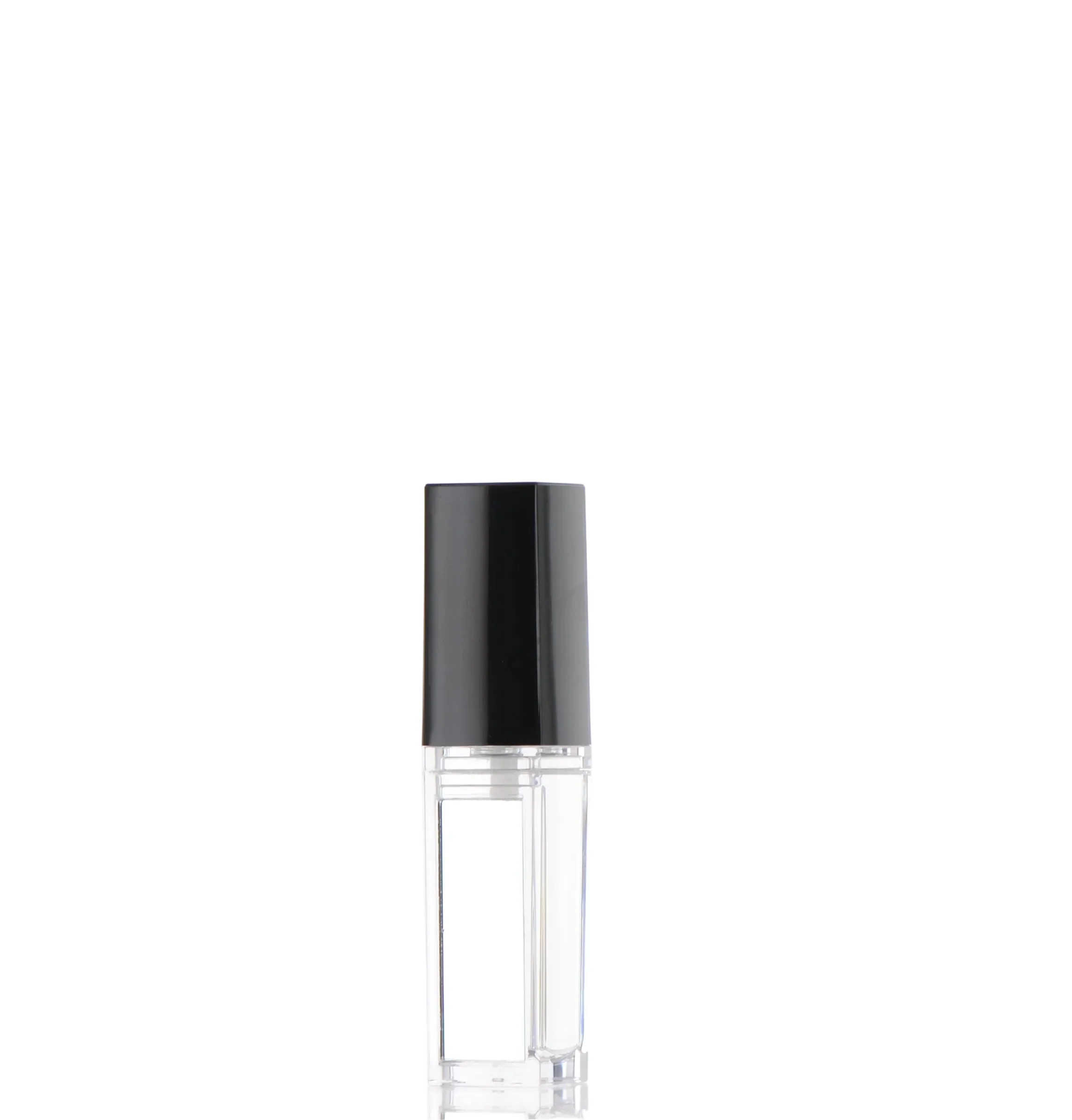 Square Lip Gloss Component with Mirror and Light