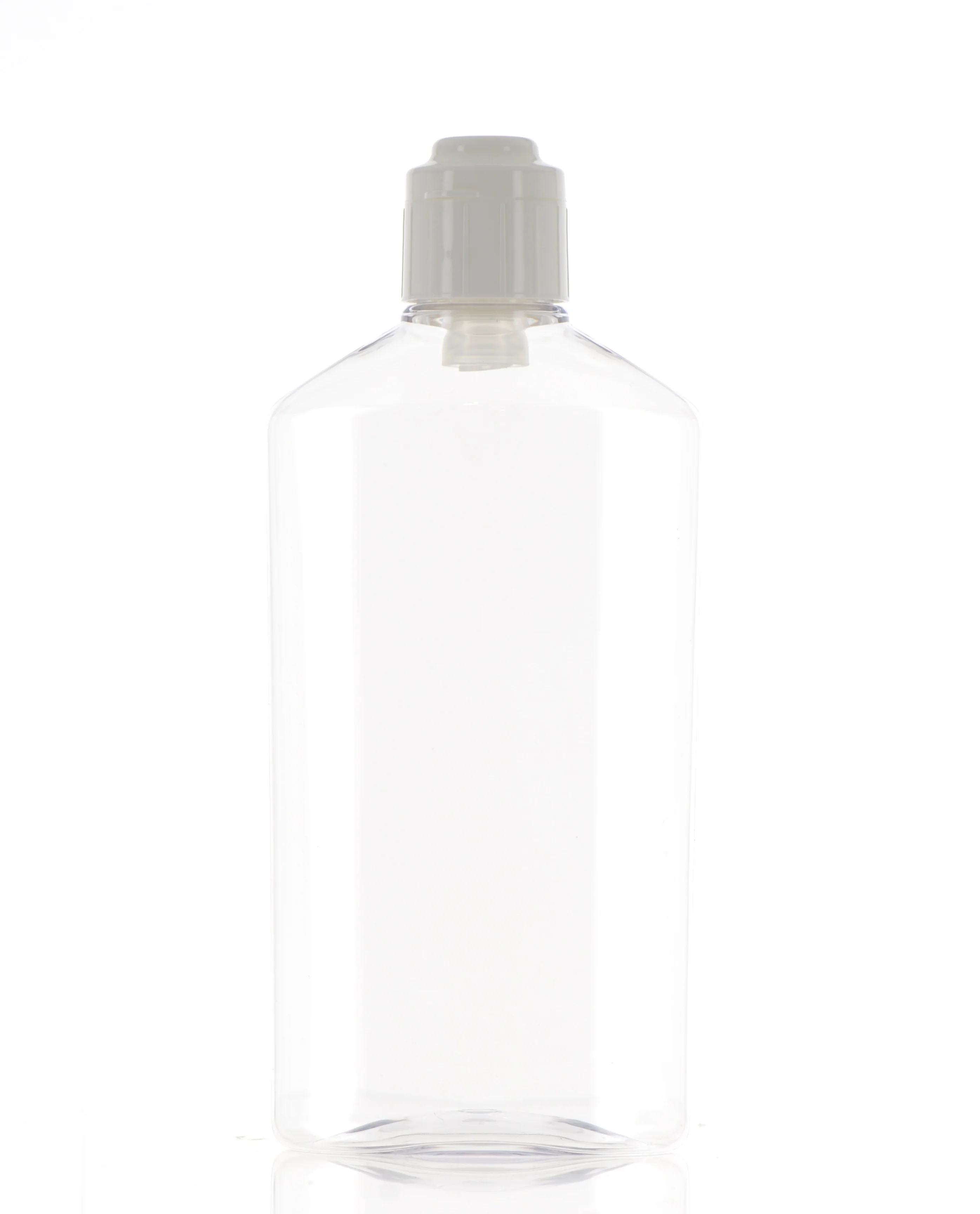 PET, All Plastic Squeeze Bottle with Flip Top Cap
