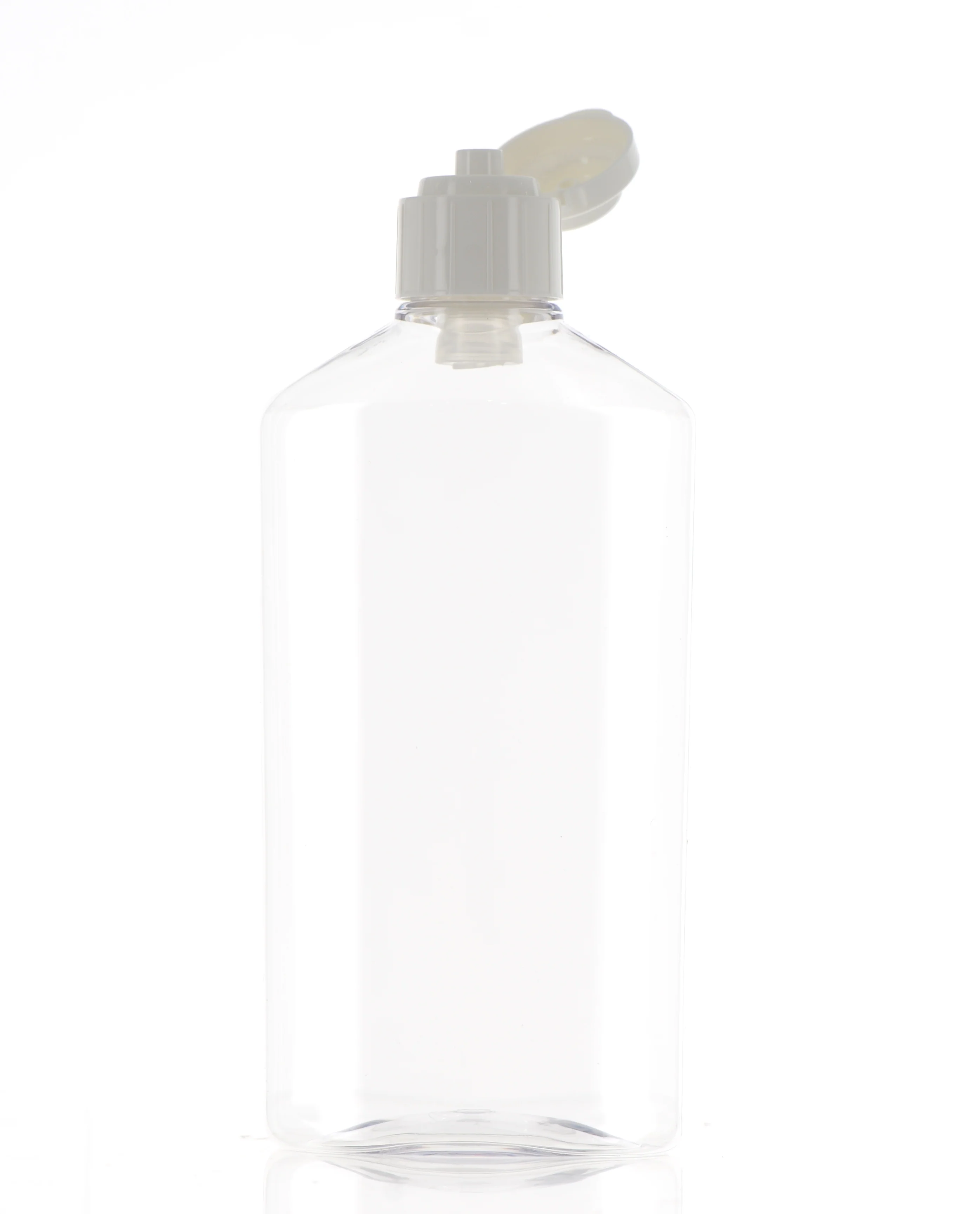PET, All Plastic Squeeze Bottle with Flip Top Cap - Image 2