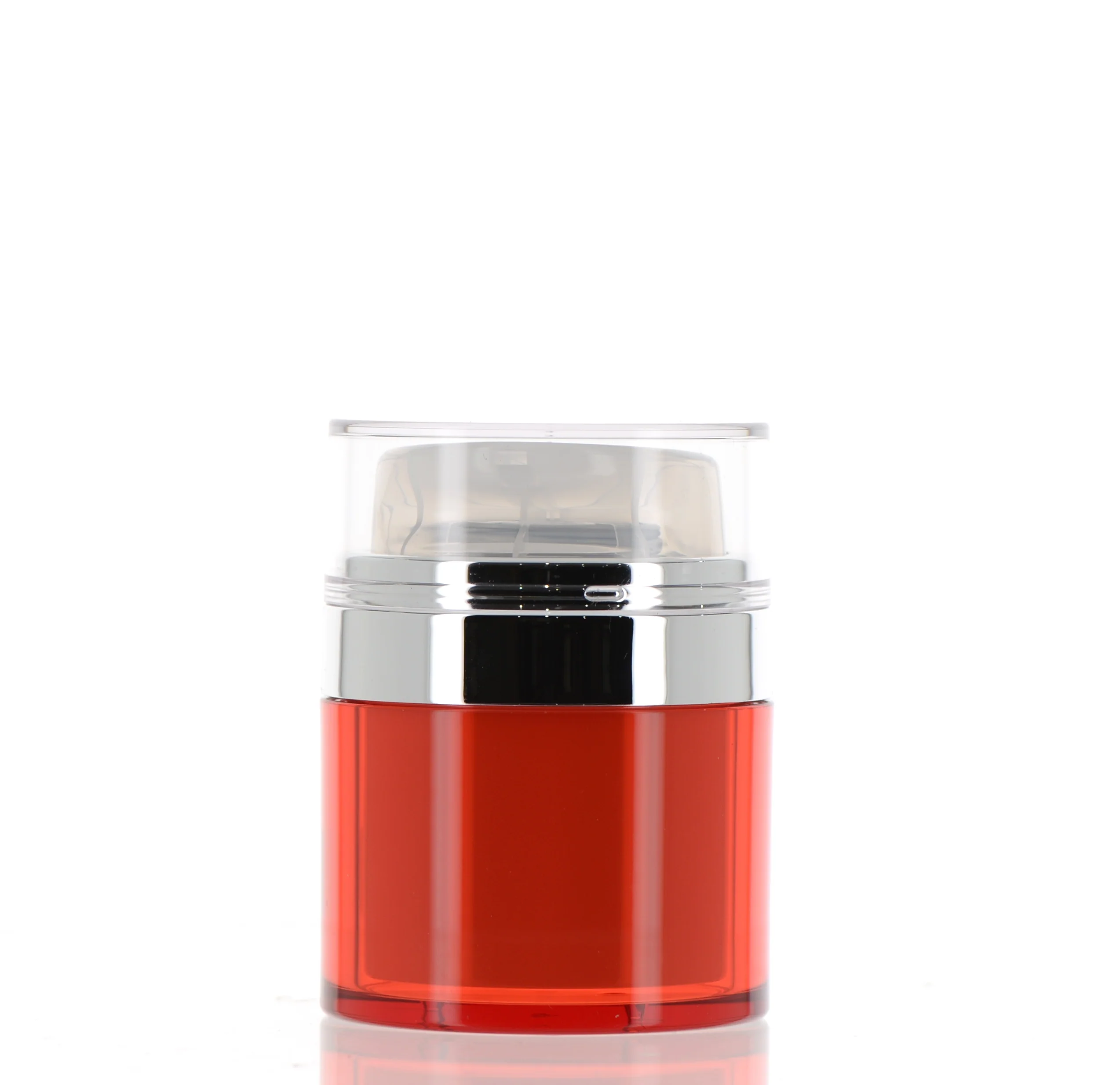 PMMA/ABS/AS/PP, Elegance Encapsulated - 50ml Refillable Treatment Pump Airless Jar