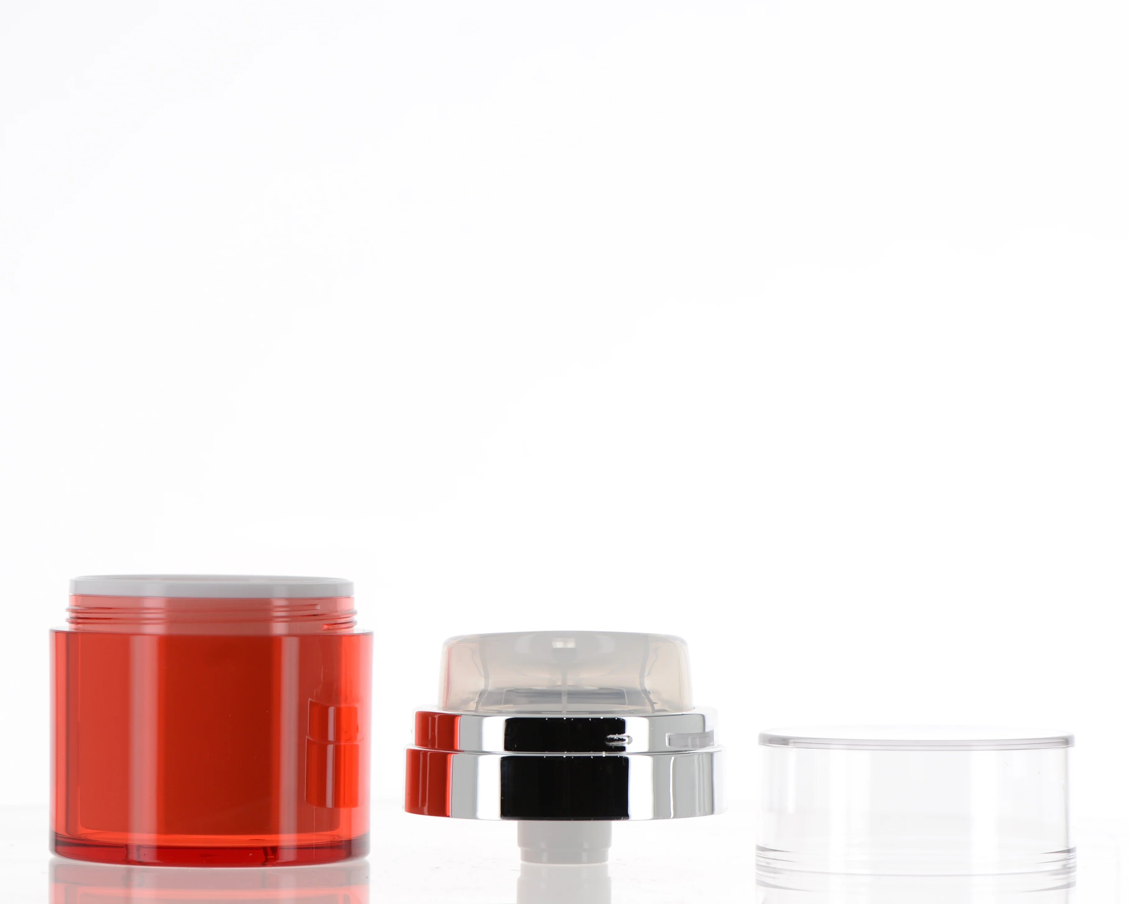 PMMA/ABS/AS/PP, Elegance Encapsulated - 50ml Refillable Treatment Pump Airless Jar - Image 3